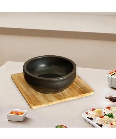 Ioensy Dolsot Bibimbap Bowl Korean Stone Pot Dolsot Pot Sizzling Hot Pot for Stews Kimchi Diameter 19cm - Buy Online on GoSupps.com