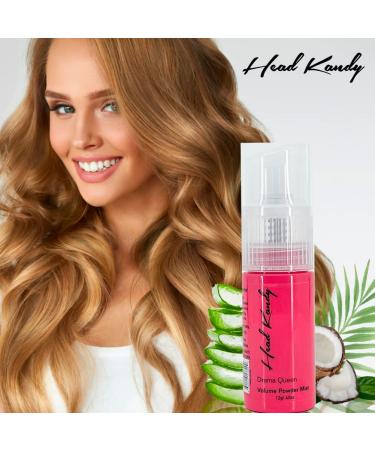 Head Kandy Style Me Drama Queen Hair Volume Texturizing Powder Mist & Root Lifting - 0.42 Oz | Volumizing Hair Powder Made with Coconut & Aloe | For Fine Hair & All Hair Types - Buy Online on GoSupps.com