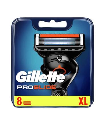 Gillette ProGlide Men's Razor Blades with 5 Anti-Friction Blades for a Close and Durable Shave 8 Refills