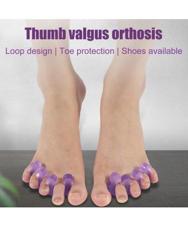 Weddhuis 4-Part Washable Toe Separator | Nail Polish Pedicure Tool & Toenail Divider - Buy Online on GoSupps.com