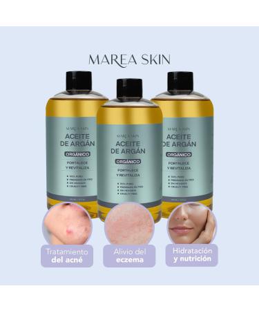 100% Pure Cold Pressed Argan Oil - Organic Hexane-Free Paraben-Free | Repair Damaged Hair & Dry Skin | Club Marea 8.44 oz - Buy Online on GoSupps.com