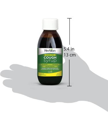 Herbion Naturals Sugar-Free Cough Syrup with Stevia - 5.0 Fl Oz - Green Formula - Buy Online on GoSupps.com
