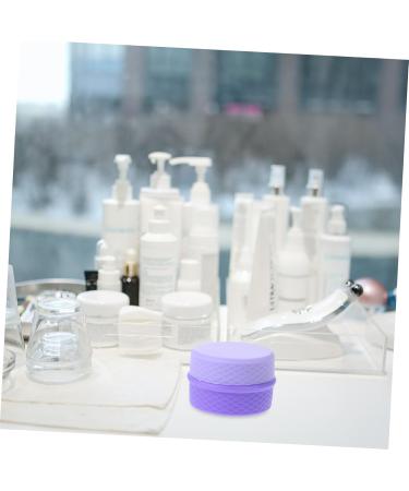 Beaupretty 5 Sets Cream box empty container travel container for cream makeup cream jar travel empty cream jar salve jar cosmetic lotion bottle Silica gel Storage Box vacation purple face - Buy Online on GoSupps.com