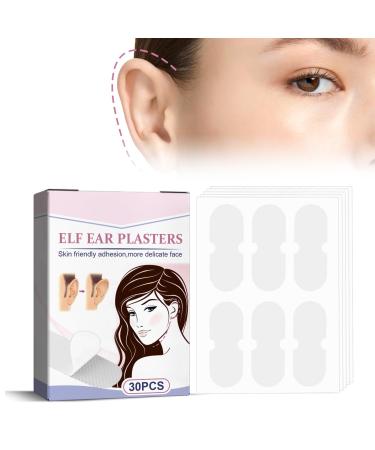 Cosmetic EAR CORRECTOR Earring 30 pieces of self-adhesive elves-ear-patches Eleven ear patched cosmetic ear corrector hidden cosmetic ear corrector for protruding ears