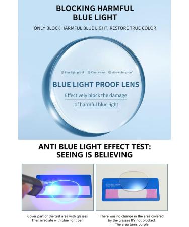 Vevesmundo Multifocus Progressive Blue Light Filter Reading Glasses - Anti-Blue Light Bifocal Visual Aid for Men Matt Black - Buy Online on GoSupps.com