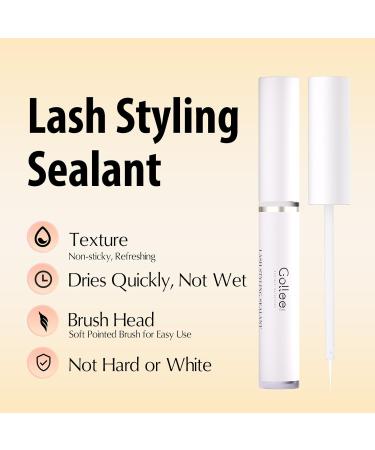 Eyelash Coating Sealant | Long-Lasting Lash Styling Sealant for Manga & Extensions | 10ml Eyelash Sealer for Healthy Extensions - Buy Online on GoSupps.com