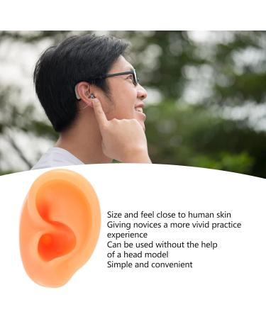 Human Ear Model | Reusable Soft Silicone Authentic Ear for Earring Display (Left) - International Shipping Available - Buy Online on GoSupps.com