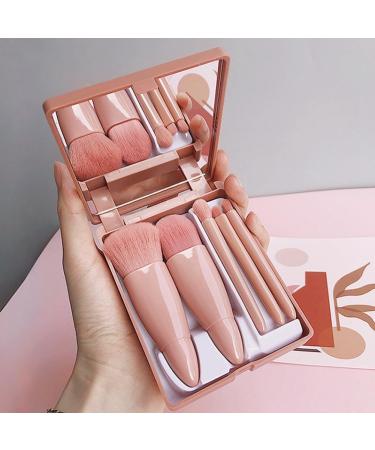 Dewedrt Mini 5 Makeup Brushes Multifunctional Makeup Brush with Mirror Powder Brush Eye Shadow Brush Blending Brush - Buy Online on GoSupps.com