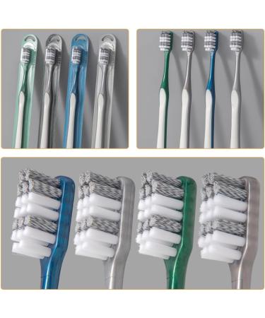 Minkissy 4pcs Men's Travel Toothbrush Set | Big Head & Small Size | Perfect for Camping & Daily Use - Buy Online on GoSupps.com