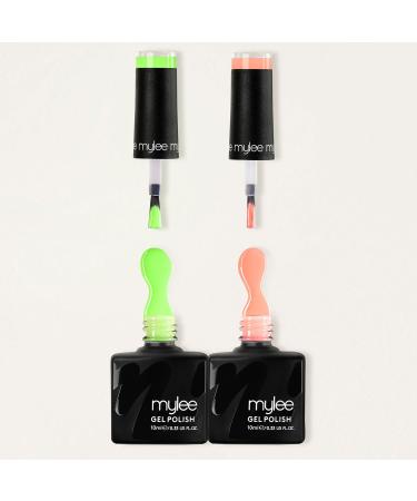 Mylee Gel Nail Polish Colour Set 2x10ml Picnicking Duo UV/LED Soak-Off Nail Art Manicure Pedicure for Professional Salon & Home Use Spring/Summer 2024 - Long Lasting & Easy to Apply - Buy Online on GoSupps.com