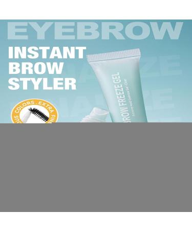 Eyebrow Gel Eyebrow Styling Glue Quick Dry Long Lasting 12ml Natural Waterproof Gel with Brush for Daily Use Parties Travel Weddings Women Girls - Buy Online on GoSupps.com