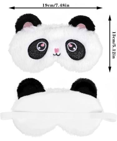 3D Panda Sleep Mask for Kids - Ultra-Comfortable Sleeping Glasses for Boys & Girls | Black & White Design - Buy Online on GoSupps.com