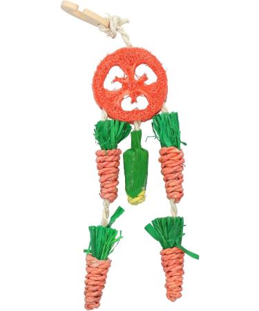 Rosewood Carrot Dream Catcher for Small Animals - Boredom Breaker, Chew Toy - Buy Online on GoSupps.com
