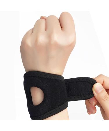 RiToEasysports Adjustable Silicone Wrist Brace - Compression Support for Ulnar Sided Wrist Pain (S/M) - Breathable Design for Comfort - Buy Online on GoSupps.com