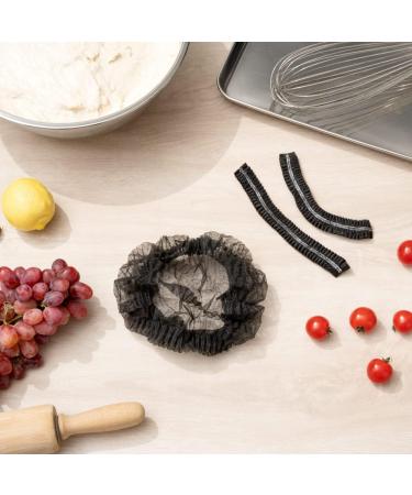 Restaurantware Clean Tek 21 Disposable Bouffant Caps - 1000 Pack | Non-Woven Hairnets for Foodservice, Salons, Spas | Lightweight & Breathable Black Hair Net - Buy Online on GoSupps.com