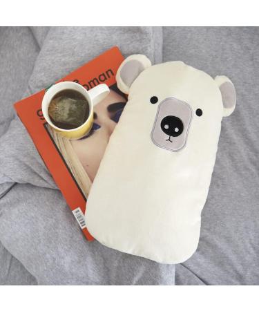 Shop Balvi Polar Bear Hot Water Bottle - White Soft Surface Rubber - Ideal for Cozy Comfort - Buy Online on GoSupps.com