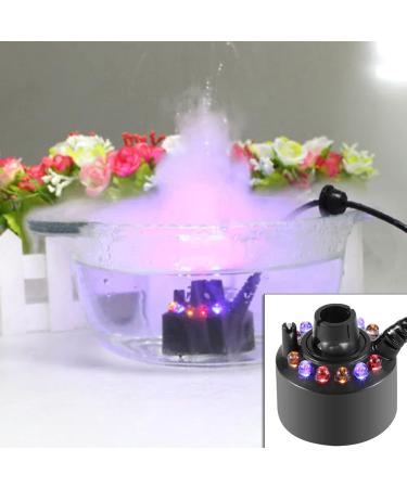 Buy Snecker for Zimmerbrunnen - LED 12 Lights Ultrasonic Nebulizer for Water Wells & Ponds - EU Plug 110-240V - Buy Online on GoSupps.com