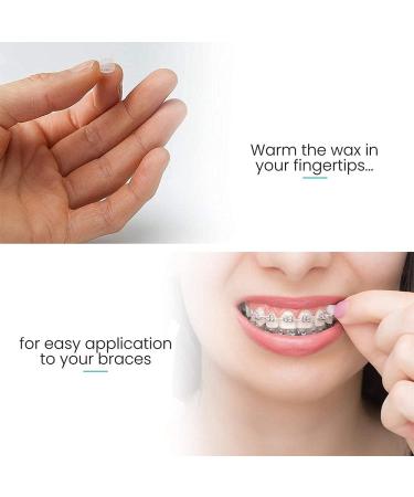 Dental Wax for Braces - Mint Orthodontic Wax (1 Box, 50 Uses) - Buy Online on GoSupps.com