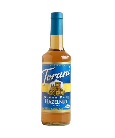 Torani Sugar Free Classic Hazelnut Syrup 750ml Syrup 750.0 ml (Pack of 1)