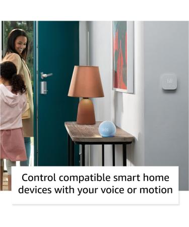 Echo Dot (5th Gen) with Clock & Amazon Basics Smart Color Bulb - Cloud Blue - Buy Online on GoSupps.com