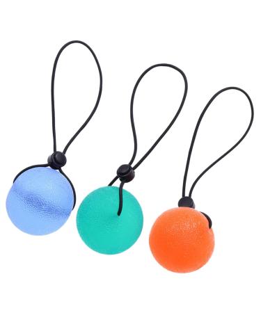 HOMSFOU 3 STK fitness equipment fitness hand therapy balls handle strengths ball exercises squeezeball power balls exercise sport powerball ball squeezing