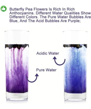 Blue Butterfly Bean Powder - 100% Pure Dried Blue Pea Flowers for Recipes & Food Coloring - 100G - Buy Online on GoSupps.com