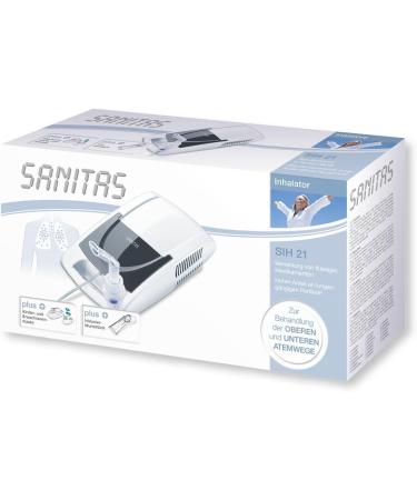 Sanitas Sih 21 Inhalator - International Shipping | Compressor Air Inhalation Device for Colds & Bronchitis | Safe for Adults & Children - Buy Online on GoSupps.com
