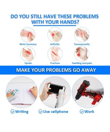 Reversible Thumb Splint Brace with Trigger Finger Splint - Breathable Support for Arthritis, Tendonitis, Carpal Tunnel - Steel Bar for Straightening - Right or Left Hand - Buy Online on GoSupps.com