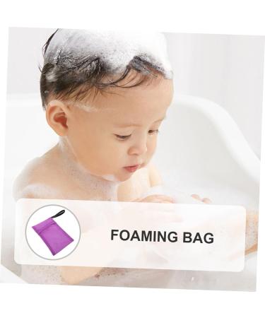 FRCOLOR Bath Bag Soap Bag for Exfoliating Soap Bag Soap Bag for Soap Pieces Shampoo Bar Bag Soap Net Bag Soap Bag for Showering Washer Cleaning Nylon Purple - Buy Online on GoSupps.com