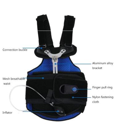 UZIAH Adjustable Thoracolumbar Fixed Brace Fixation Brace Thoracic Compression Fracture Brace Support for Men Women Rehabilitation M Medium - Buy Online on GoSupps.com