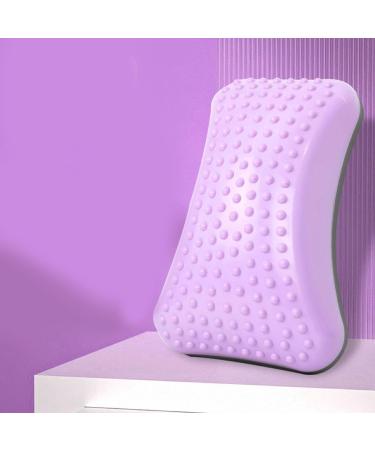 Raxove Backshifted Pillow - Ergonomic Lumbar Support & Inflatable Lower Back Relief | Posture Correction Equipment in Purple - Buy Online on GoSupps.com