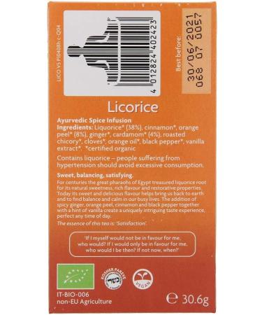 Yogi Tea Organic Licorice Egyptian Spice 17 Teabags - Buy Online on GoSupps.com