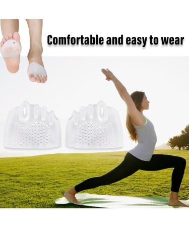 Silicone Toe Spreader Set - Bunion & Hammer Toe Correction Gel Separator for Pain Relief - 4 Pairs - Buy Online on GoSupps.com