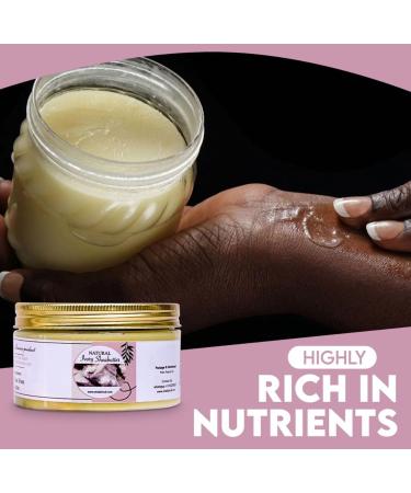 Organic Ivory Shea Butter - Raw African Shea Butter for Skin & Hair | Natural Moisturizer - Buy Online on GoSupps.com