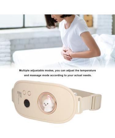 KKPZZ Menstrual Heating Pillow - Vibration Massage Fast Warming Adjustable Modes | Portable Beige Waist Heating for Period Cramps - Buy Online on GoSupps.com