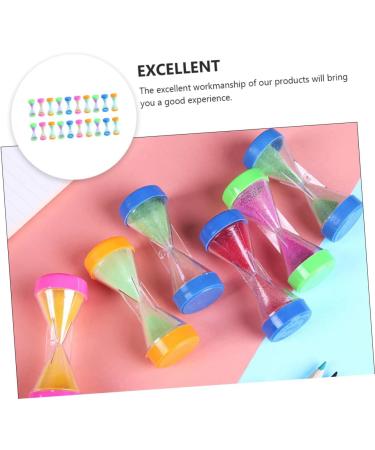 Buy HOMSFOU 100 STK Mini-Sand Timer - Colorful Hourglass for Students & Classroom | 5-Pack 6.7x2.8cm - Perfect for Learning & Play - Buy Online on GoSupps.com
