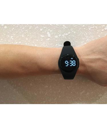 15 Alarm Vibrating Reminder Watch - Waterproof Medical Vibration Reminder (Black) - Round & Water Resistant - Buy Online on GoSupps.com