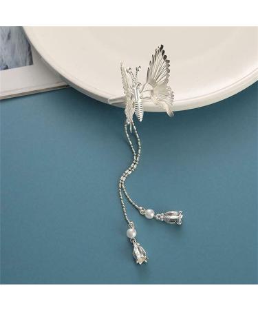 2Pcs Moving Butterfly Hair Clips - Silver & Gold Butterfly Clips for Women - Buy Online on GoSupps.com