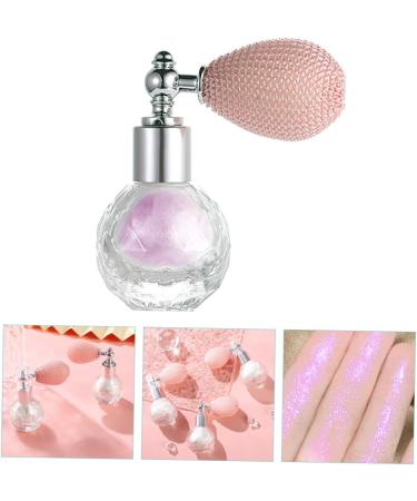 POPETPOP High Gloss Dusting Glitter Hair Spray for Hair Body Powder Women Body Glitter Miss Highlighter Flash 7.5x7cm Purple - Buy Online on GoSupps.com