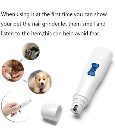 Dog Nail Grinder Electric Premium Cat Nail Trimmer Pets File Gentle Paws Nail Grooming Trimmer Clipper for Dogs Cats Hamsters Rabbits and Birds Suitable for Medium and Small Pets - Buy Online on GoSupps.com
