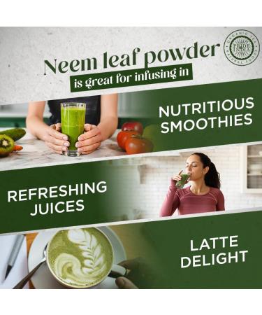 Pride Of India - Natural Neem/Margosa Herb Powder 227 gm Neem(Margosa) Ground 1 Ounce (Pack of 1) - Buy Online on GoSupps.com