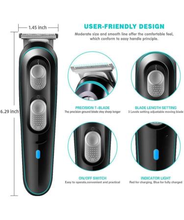 Professional Hair Clipper & Beard Trimmer | Rechargeable Cordless Electric Haircut Tool - International Shipping Available - Buy Online on GoSupps.com