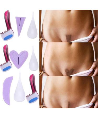 Heart Shape Bikini Razor for Women - Sexy Pubic Hair Shaving Tool | Intimate Grooming Template - Buy Online on GoSupps.com
