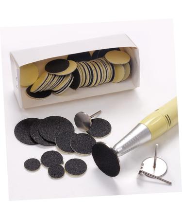 SOESFOUFU 1 Set Nail Polishing Sheets self Adhesive Sandpaper disc Pedicure Sandpaper disc Foot Remover File Replacement Sandpaper pad Discs Nail Tools Electric Sand Sheet Nail File - Buy Online on GoSupps.com
