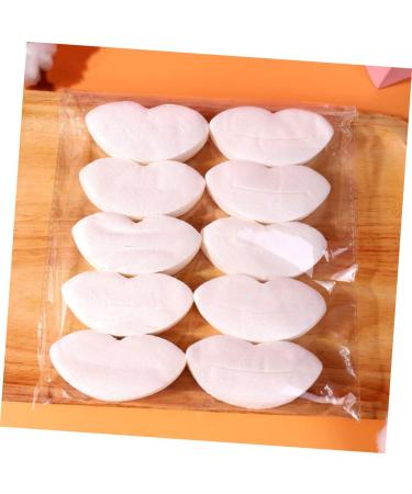 POPETPOP 1000Pcs Silk Lip Mask Paper Collagen Crystal Lip Moisturizing Pink Lip Masks Gel Lips Care Patches Woman Plant Fiber Purifying Milk White Invisible - Buy Online on GoSupps.com