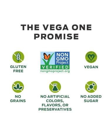 Vega One All-in-One Shake Chocolate 13.2 oz - Plant-Based Protein & Nutrients - Buy Online on GoSupps.com