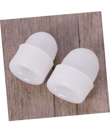 Gel Toe and Thumb Protector Pair for Shoes - White Foot Care Sleeve for Blisters and Comfort - Buy Online on GoSupps.com