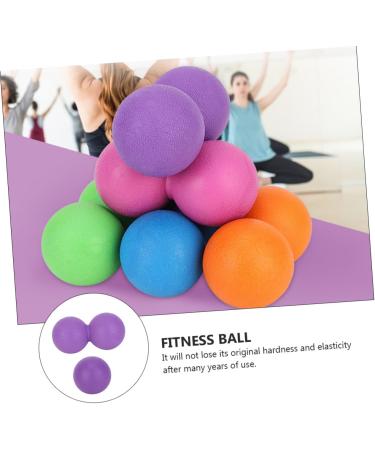 Frcolor 4-Piece Yoga Massage Ball Set - Portable Lacrosse & Foot Massager for Muscle Relaxation - Ideal for Home Use - Buy Online on GoSupps.com