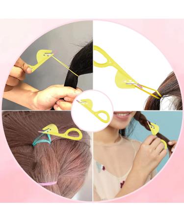Hair Elastic Rubber Band Cutter painless and easy to remove disposable rubber band removal tool hair band cutter color randomly issued (Pack of 6) (A-) - Buy Online on GoSupps.com