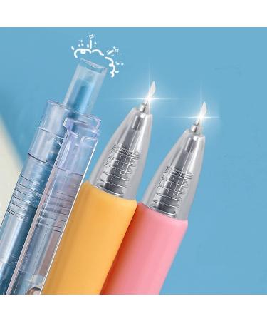 12 Pack Retractable Hobby Knives with Silicon Grip - Precision Craft Cutting Tools for Art, Scrapbooking, and Paper Projects - Buy Online on GoSupps.com